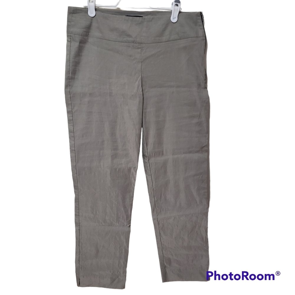 Sarah Pacini Taupe Stretch Pants